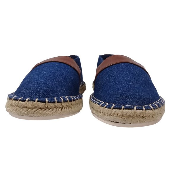St John's Bay Women's NEW! Marlee Denim Blue Flat Slip-On Round Toe Shoes - Picture 7 of 11